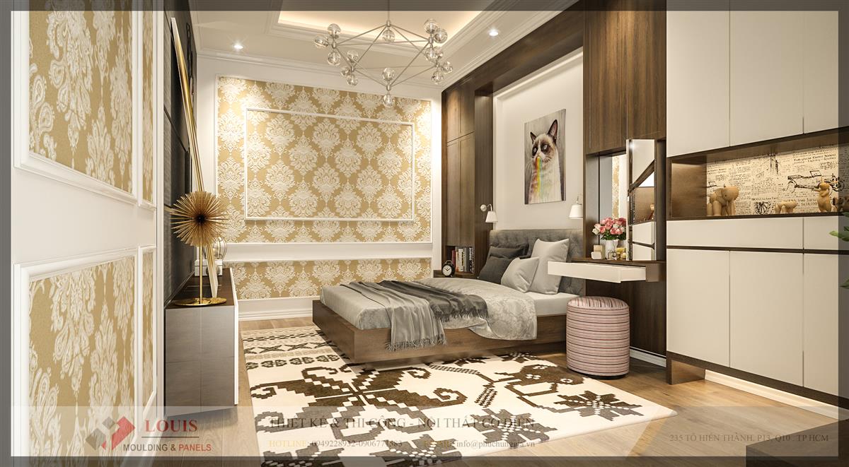 Mẫu Thiết Kế Phào Chỉ Hàn Quốc Cho Căn Hộ Cao Cấp